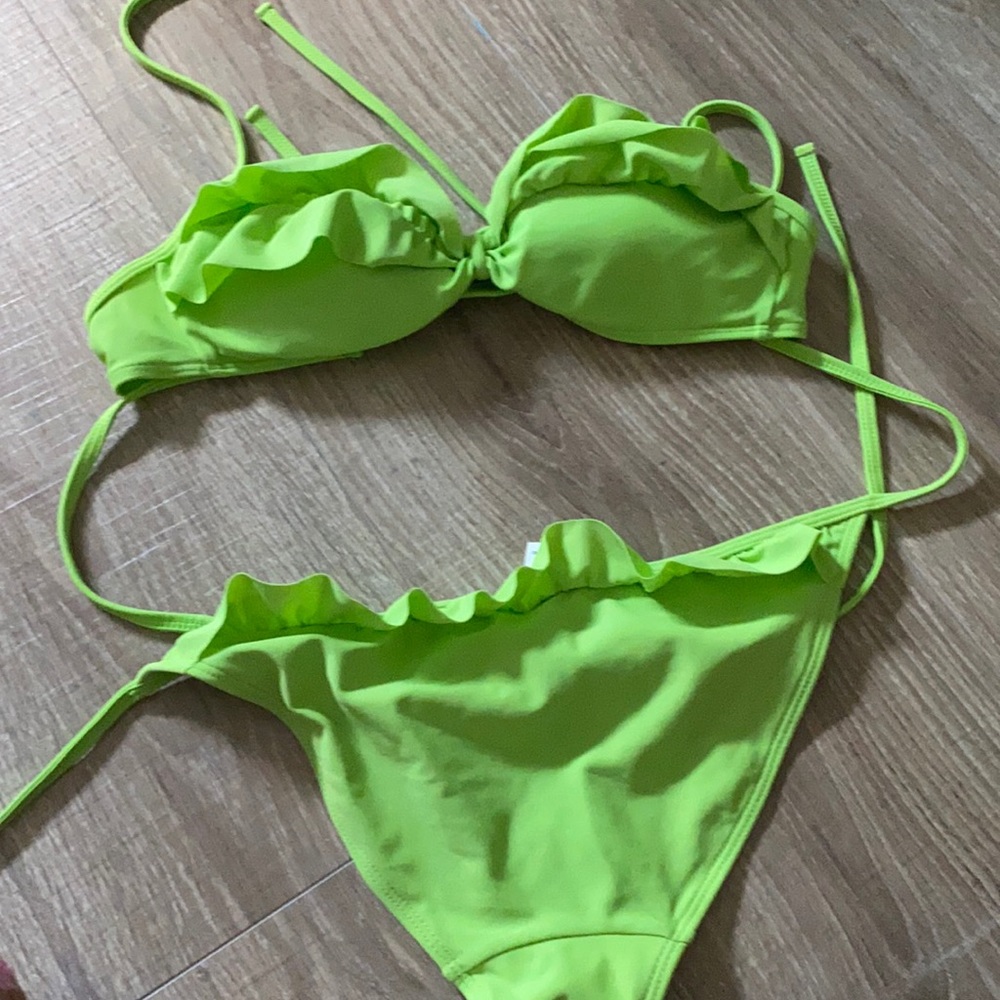 GREEN ABERCROMBIE SWIMSUIT